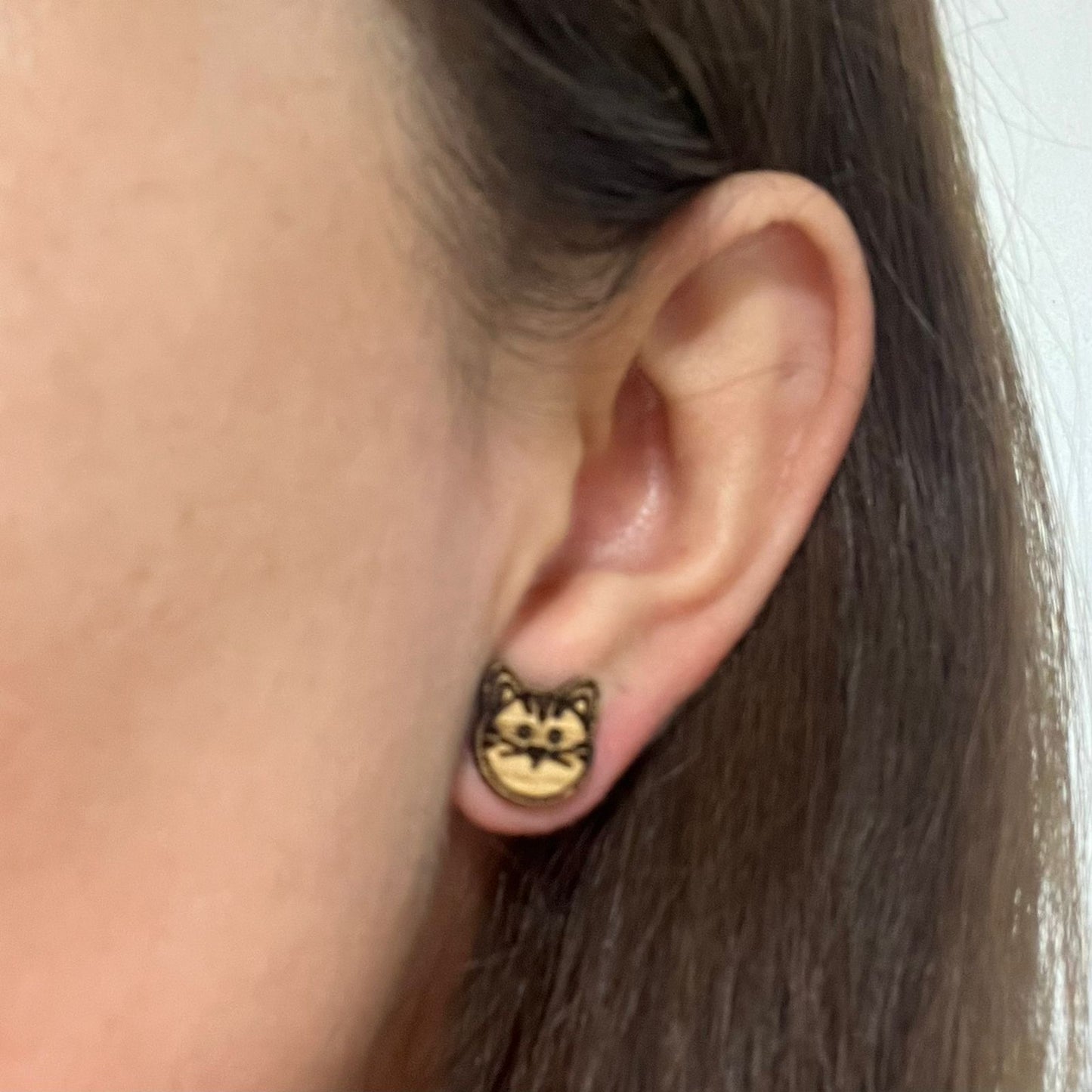 Aretes en forma de Gato