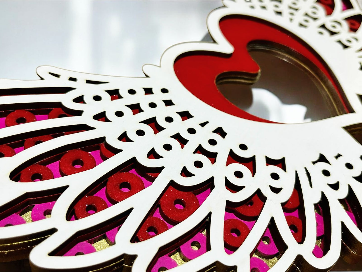 “Corazón con Alas” Espejo