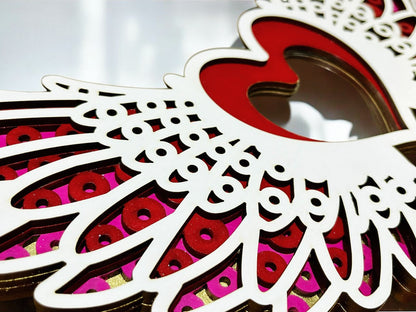 “Corazón con Alas” Espejo