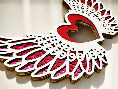 “Corazón con Alas” Espejo