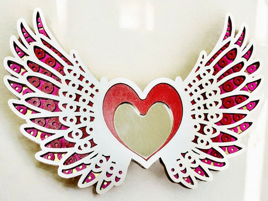 “Corazón con Alas” Espejo